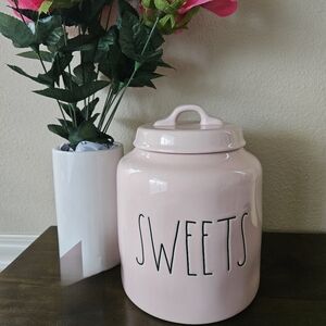 Rae Dunn Chubby Pink Sweets Canister
